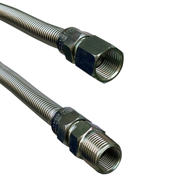 Jones Stephens 1/2in OD 3/8in ID X 18in Long, 1/2in Female Pipe Thread X 3/8in Male Pipe Thread G72014 - main